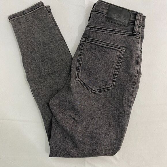 Everlane High Rise Faded Black Gray Denim Ankle‎ Jeans Womens 26 - Picture 8 of 8